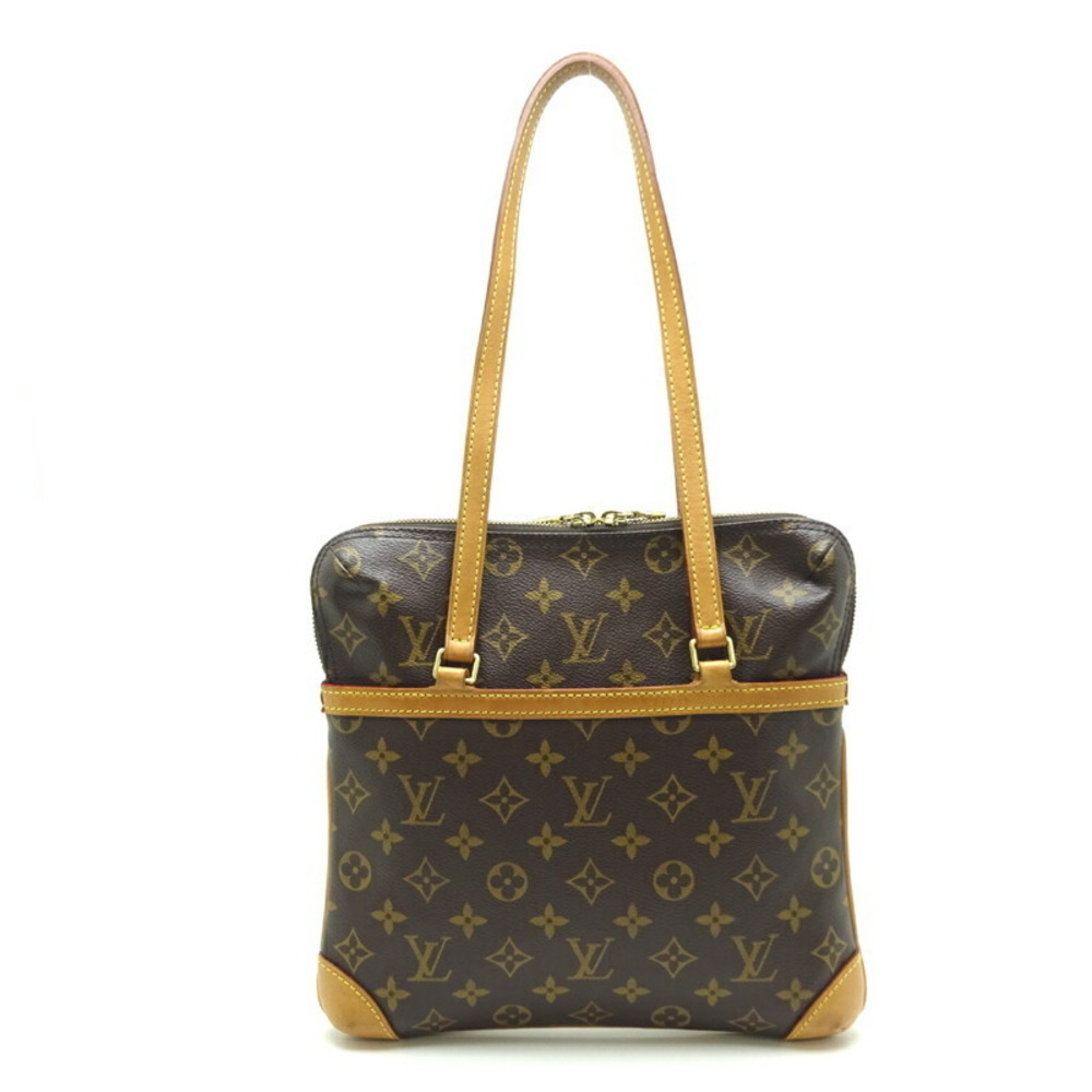 Louis Vuitton Monogram Coussin Handbag Brown GM